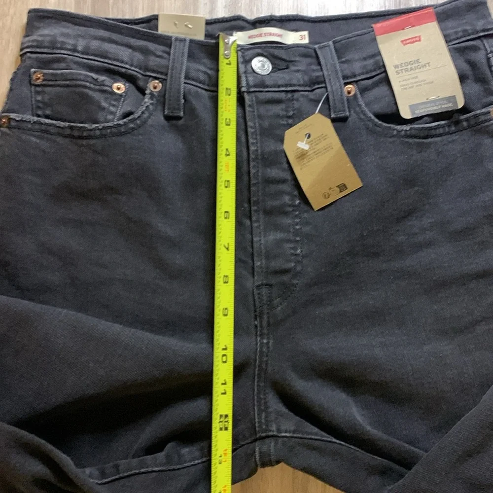 Levi's Black Straight Leg Women's Jeans - Picture 10 of 13